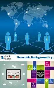 Vectors - Network Backgrounds 3