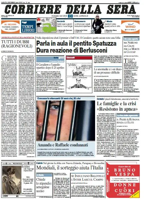 Il Corriere della Sera (05-12-09)