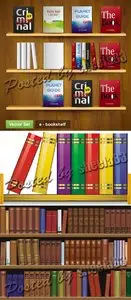 Bookshelf Vector