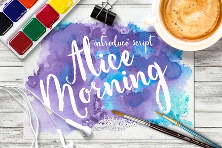 CreativeMarket - Alice Morning script + 30 background