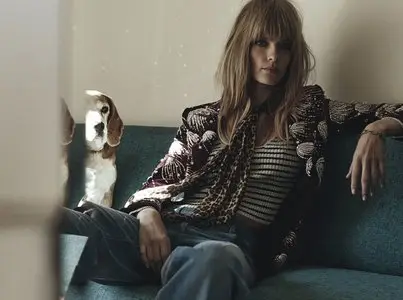 Julia Stegner by Benny Horne for Vogue Australia March 2015