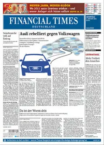 Financial Times Deutschland vom 03 Januar 2011
