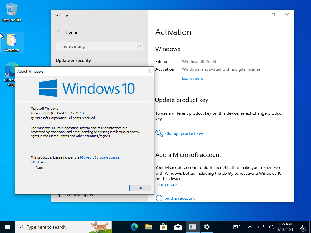 Windows 10 22H2 build 19045.4170 AIO 16in1 With Office 2021 Pro Plus ...