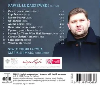 Māris Sirmais, State Choir Latvija - Paweł Łukaszewski: Sacred Choral Works (2022)