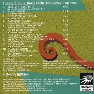 Alberta Adams - Born With The Blues - 1999