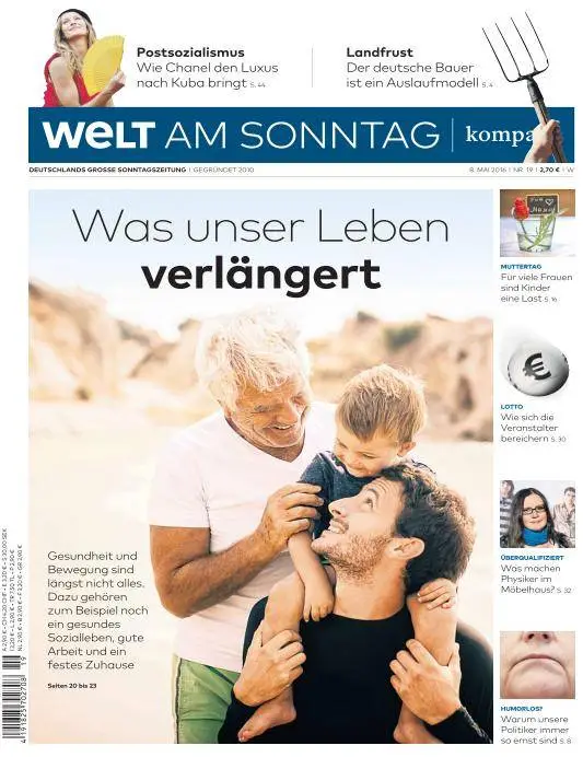 Welt am Sonntag Kompakt - 8 Mai 2016