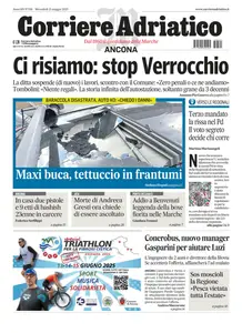 Corriere Adriatico Ancona - 21 Maggio 2025