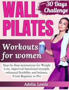 Wall pilates workout for women