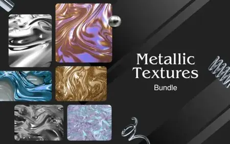 10 Metallic Textures Bundle