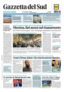 Gazzetta del Sud Messina - 9 Dicembre 2024