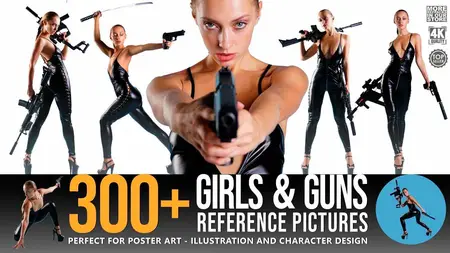 ArtStation  300+ Girls & Guns Reference Pictures