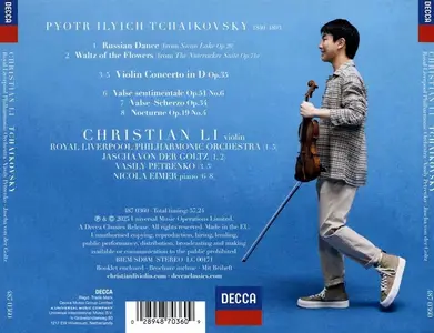 Christian Li, Royal Liverpool Philharmonic Orchestra - Pyotr Il'yich Tchaikovsky: Violin Concerto (2025)