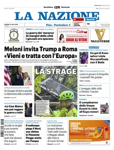 La Nazione Pisa Pontedera - 18 Aprile 2025