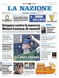 La Nazione Viareggio Versilia - 8 Novembre 2025
