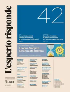Il Sole 24 Ore L'Esperto Risponde - 27 Ottobre 2025