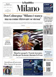 la Repubblica Milano - 24 Dicembre 2024