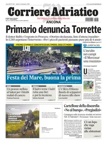 Corriere Adriatico Ancona - 6 Settembre 2025