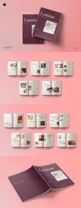 Cream Pink Minimalist Beauty Magazine | 005