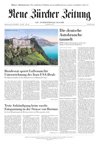 Neue Zürcher Zeitung International - 18 Juni 2026