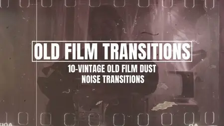 Vintage Old Film Dust Noise Transitions Overlays | DR 56728287