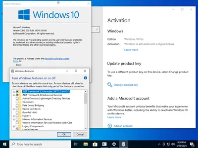 tiny10 Core 22H2 build 19045.5854 (x64) Multilingual Preactivated