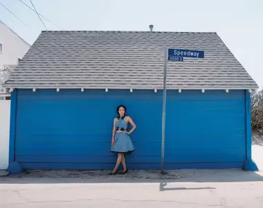 Greta Lee by Tyler Mitchell for Vogue US November 2025
