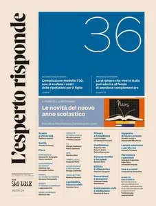 Il Sole 24 Ore L'Esperto Risponde - 16 Settembre 2024