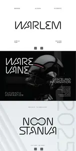 EE - Warlem Brutalist Futuristic Font 5AXWWM4