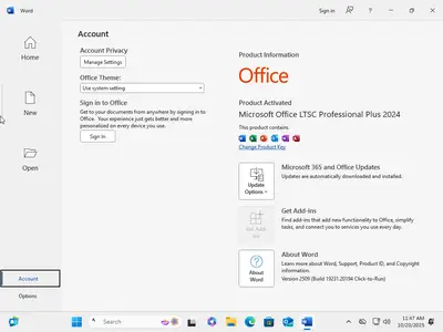 Windows 11 Pro 25H2 Build 26200.6899 (No TPM Required) With Office 2024 Pro Plus Multilingual Preactivated October 2025