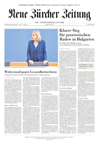 Neue Zürcher Zeitung International - 21 April 2026
