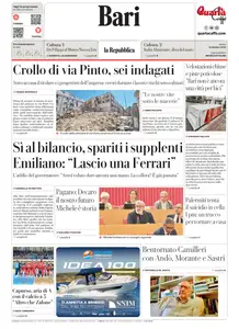 la Repubblica Bari - 11 Ottobre 2025