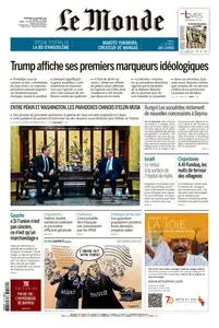 Le Monde du Vendredi 24 Janvier 2025