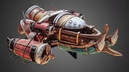 Mastering Steampunk Ship Concept To Completion In 3Dmodeling