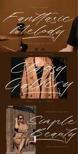 EE - Fanttasic Melody Modern Signature Font 783Q5BG