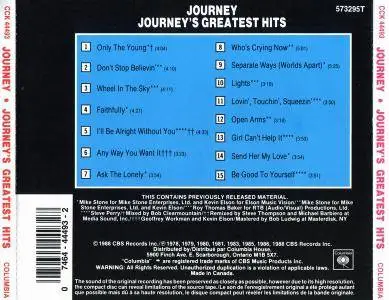 Journey - Greatest Hits (1988)