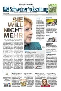 Schweriner Volkszeitung Bützower Zeitung - 30. Oktober 2018