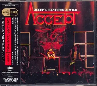 Accept - Restless And Wild (1982) [1991, Japanese ESCA 5350]