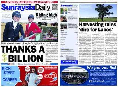 Sunraysia Daily – August 01, 2022