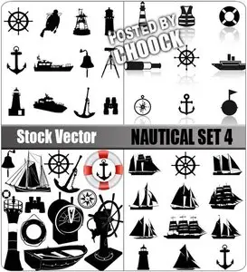 Nautical set 4 - Stock Vector
