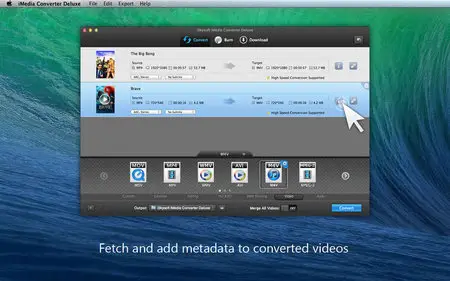 iSkysoft iMedia Converter Deluxe v4.4.2 Multilingual Mac OS X