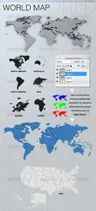 GraphicRiver 3D World Map(s)