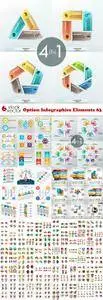 Vectors - Option Infographics Elements 63