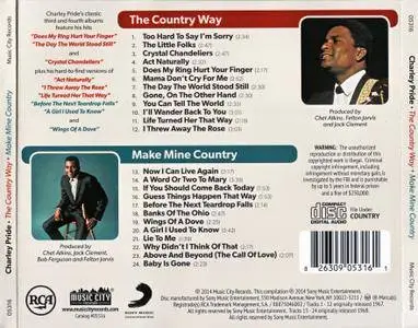 Charley Pride - The Country Way (1967) + Make Mine Country (1968) {2014 Music City Records Remaster}