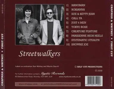 Chapman Whitney - Streetwalkers (1974) [Reissue 2009]