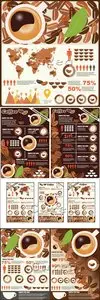 Vector - Cofe type infographic