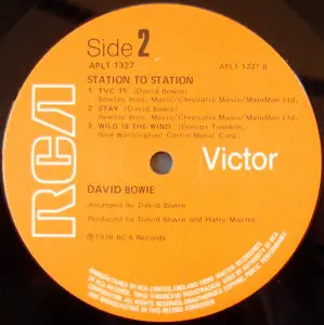 David Bowie - Station to Station (UK RCA Original) Vinyl rip in 24 Bit/ 96 Khz + CD 