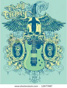 Shutterstock : Vector T-shirt design