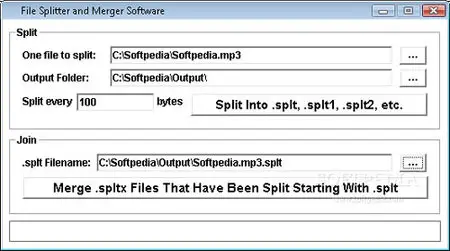 File Splitter and Merger Software v7.0