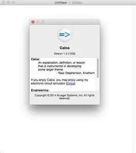 Calca 1.3 Mac OS X