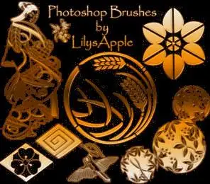 Assorted Chinese Designs brushes for Adobe Photoshop